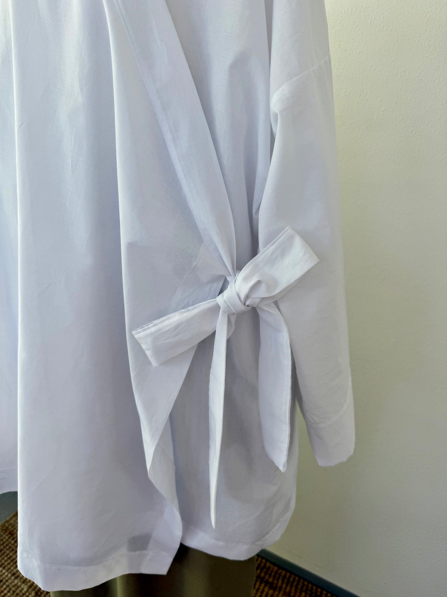 Wickelbluse — Cotton Voile White