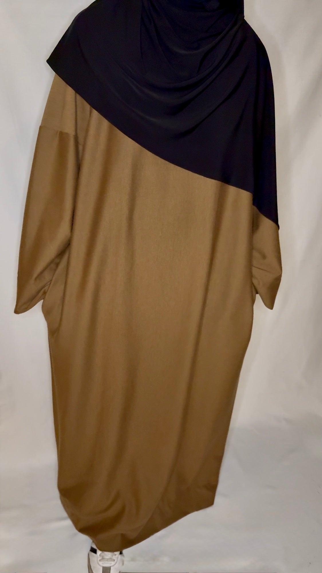 Soft Structure Abaya - Braun